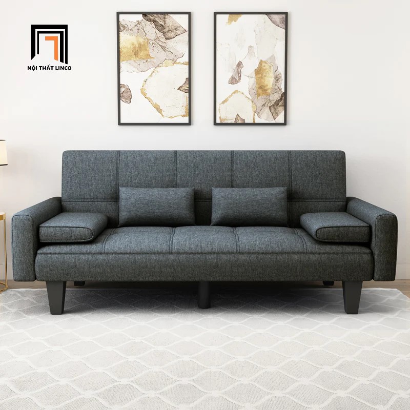 sofa giường xám đậm