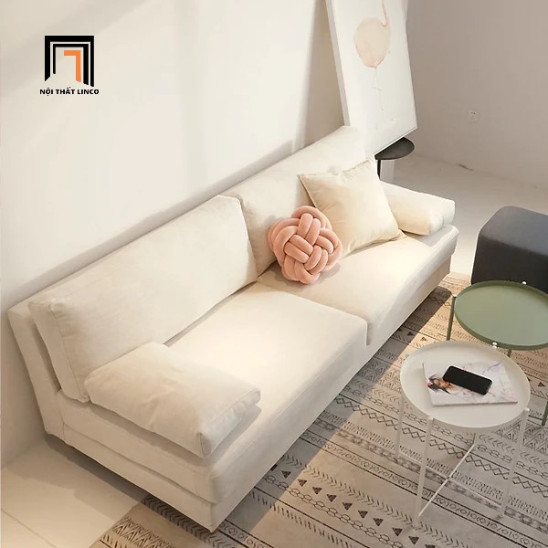 ghế sofa màu trắng kem