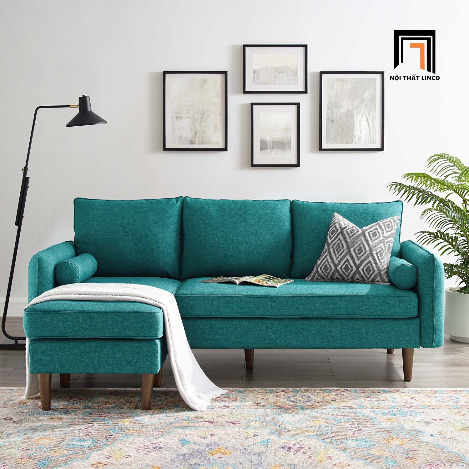 bộ ghế sofa góc xoay chiều