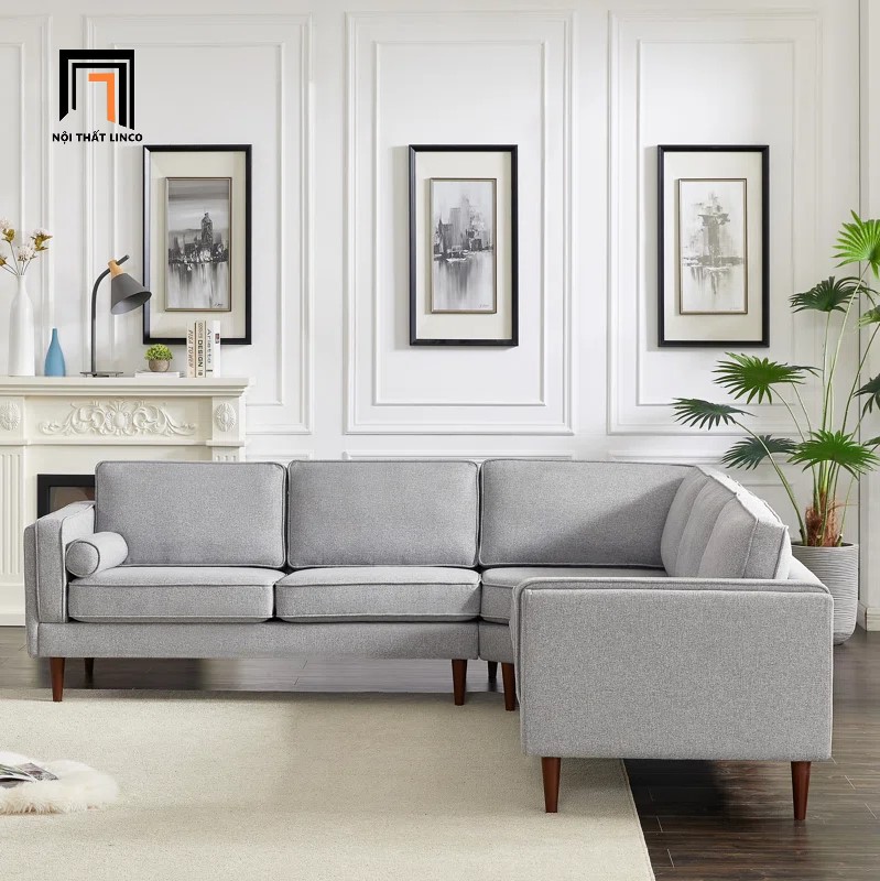 sofa xám trắng