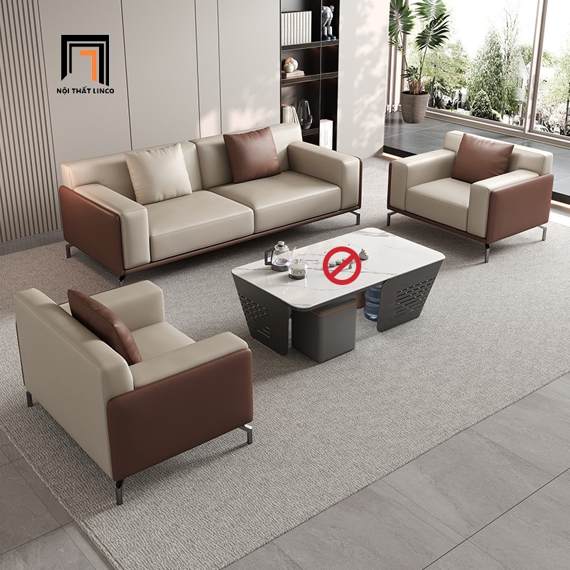 bộ ghế sofa da