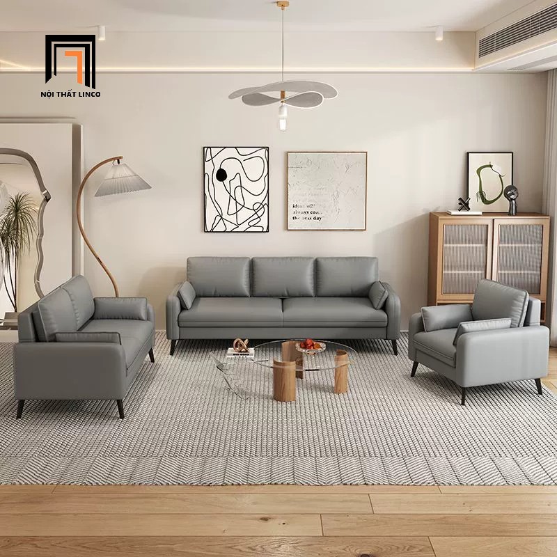 bộ ghế sofa da