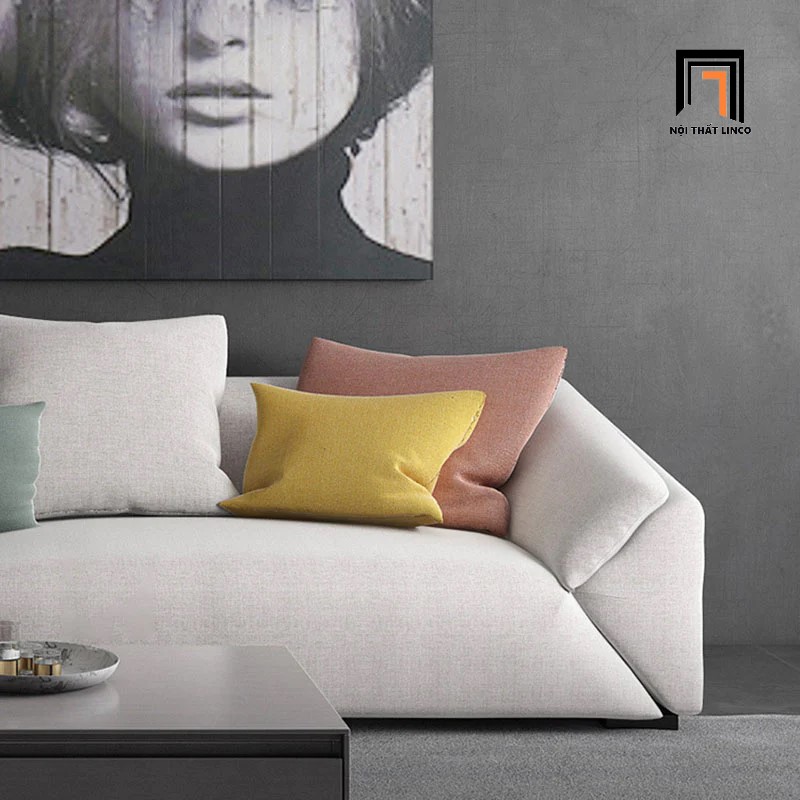 sofa xám trắng