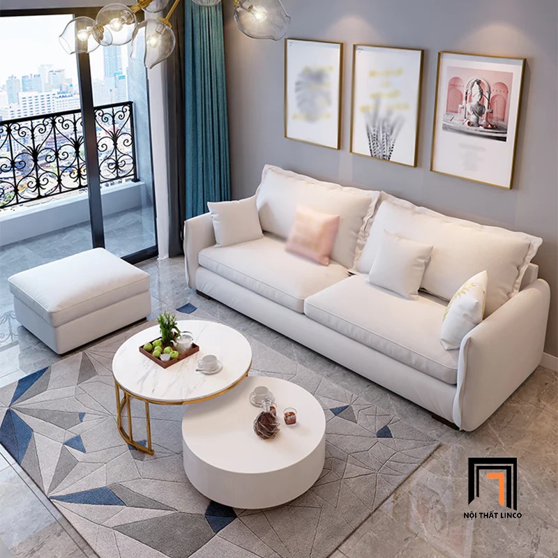 bộ ghế sofa vải nhung