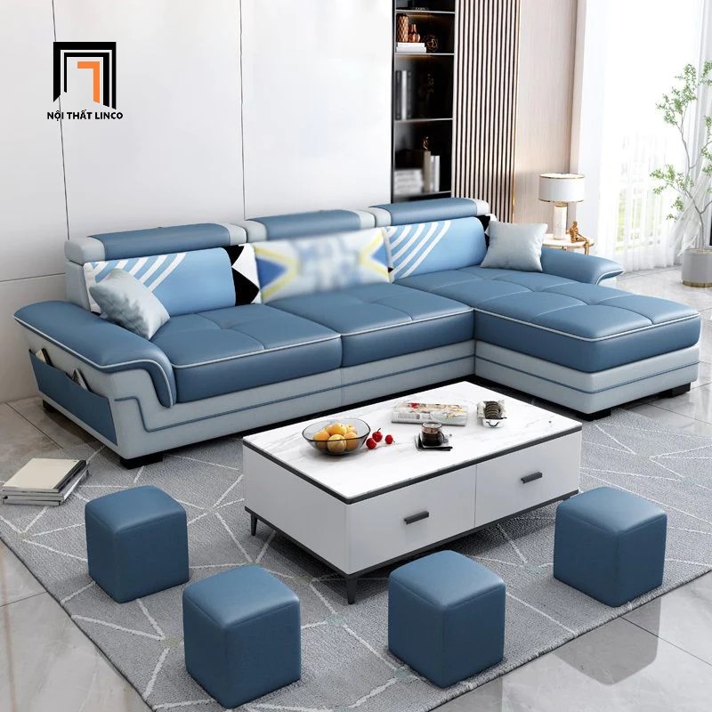 bộ ghế sofa da