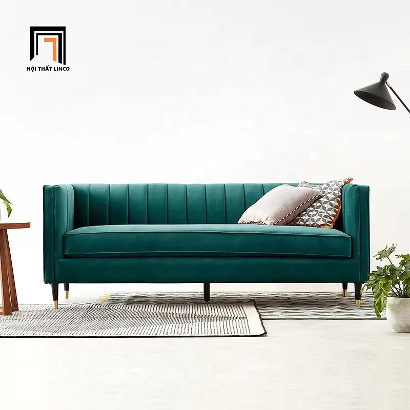 sofa băng vải nhung