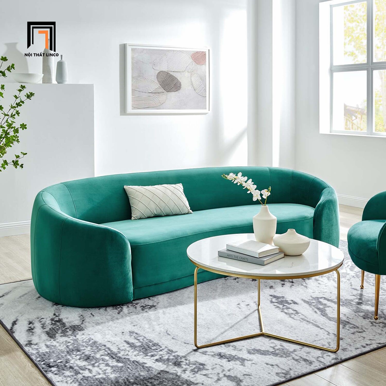 ghế sofa cong 2m2