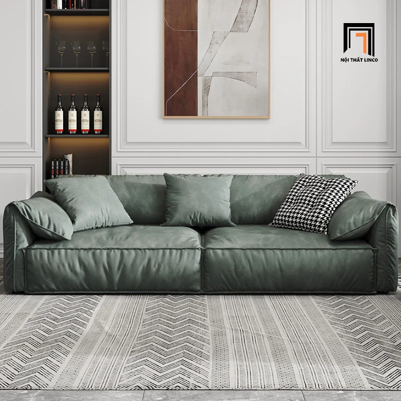 sofa băng xanh lá