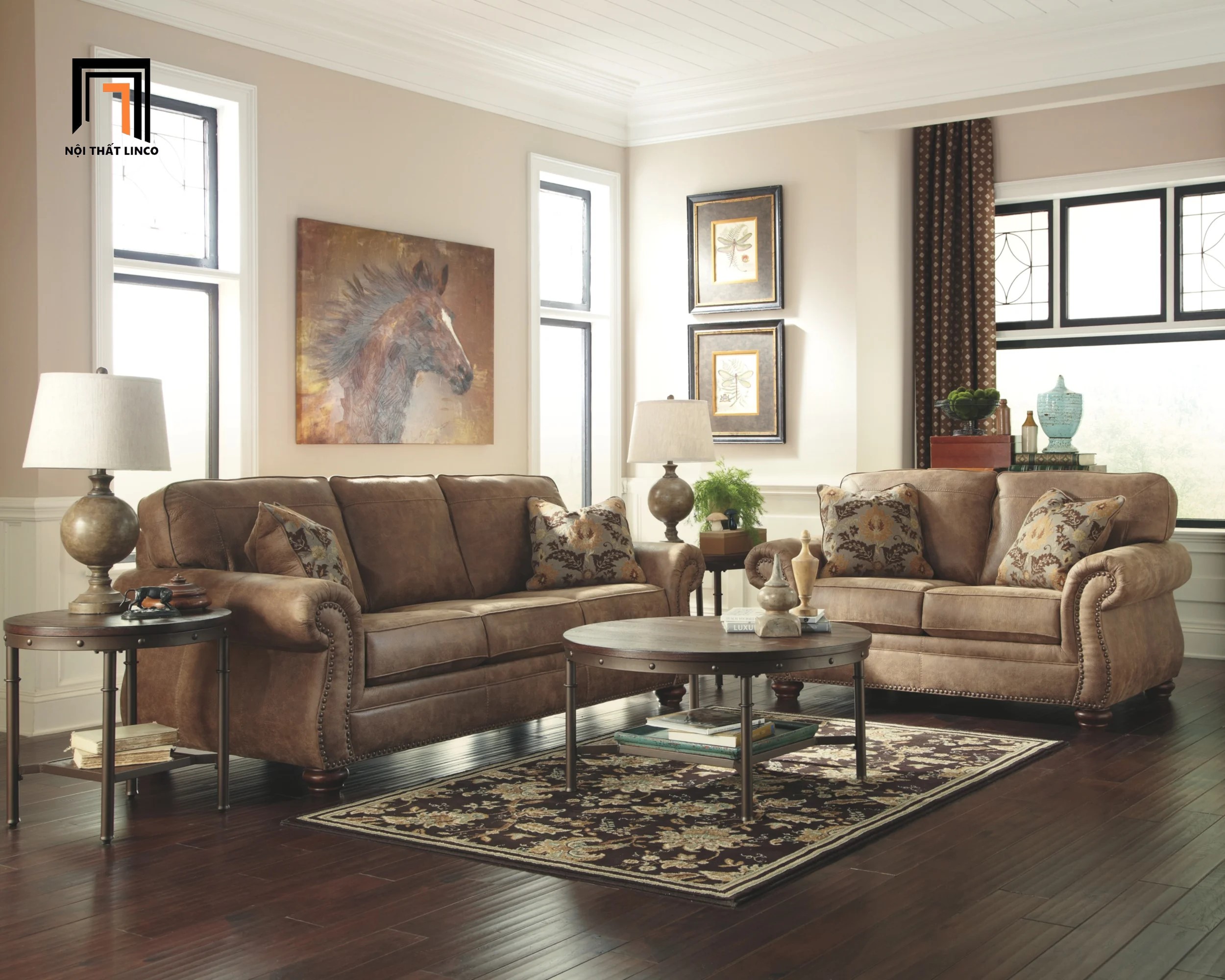 bộ ghế sofa da