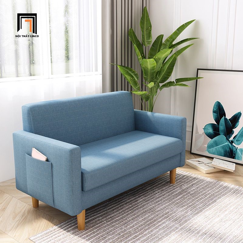 ghế sofa xanh dương