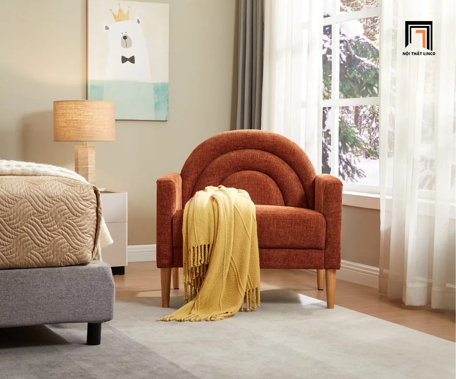 sofa đơn phòng khách hiện đại
