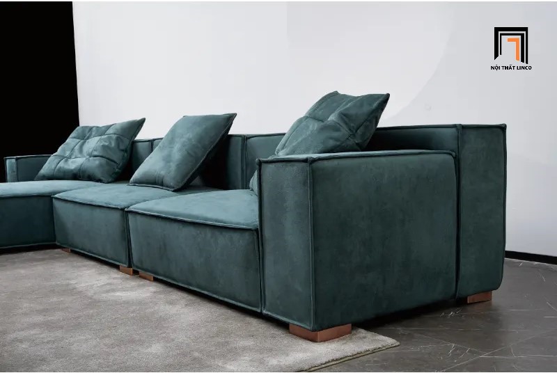 sofa xanh lá