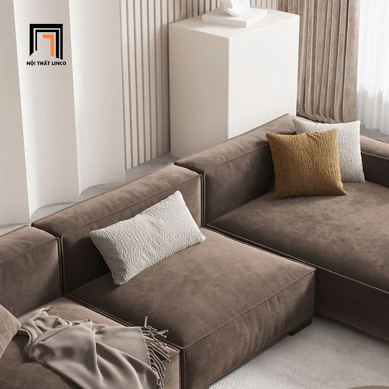 sofa nâu