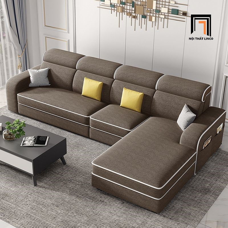 sofa nâu vải nỉ