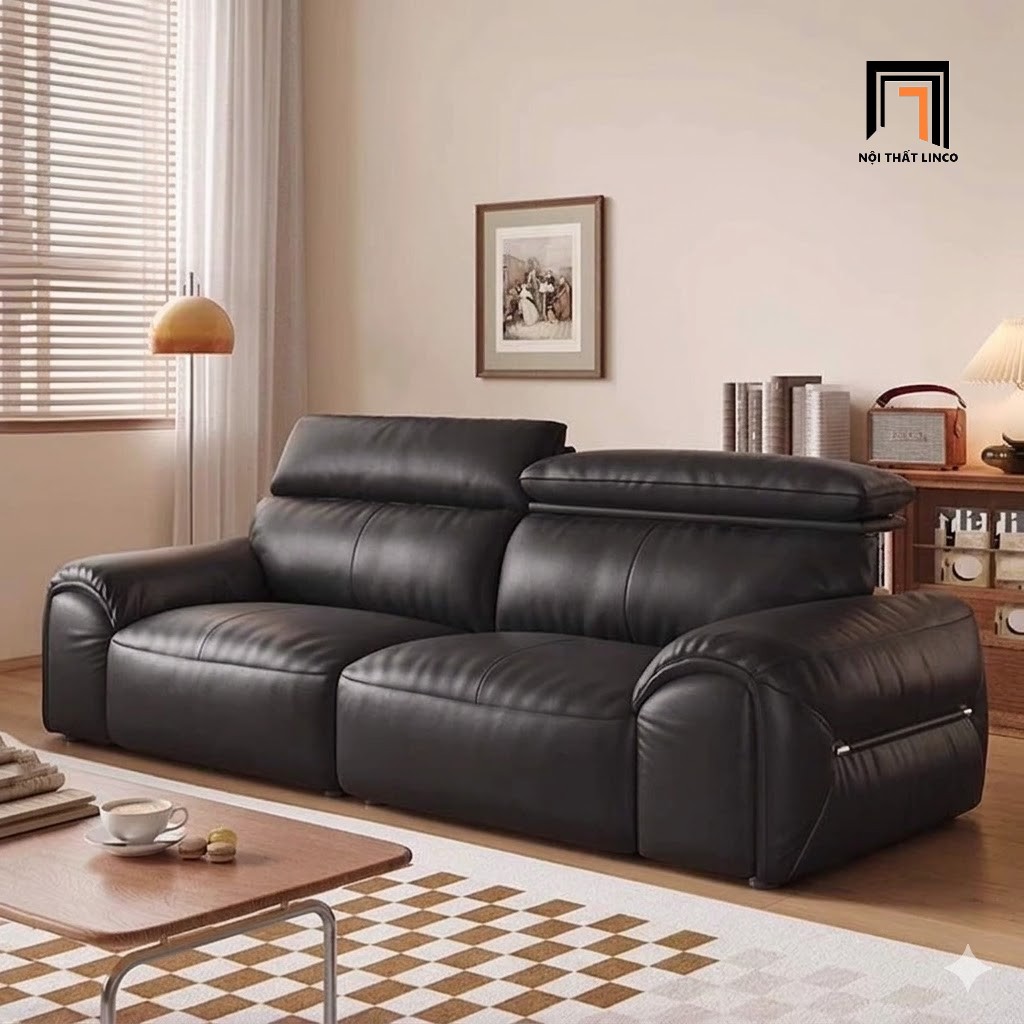 sofa băng da 2m cao cấp