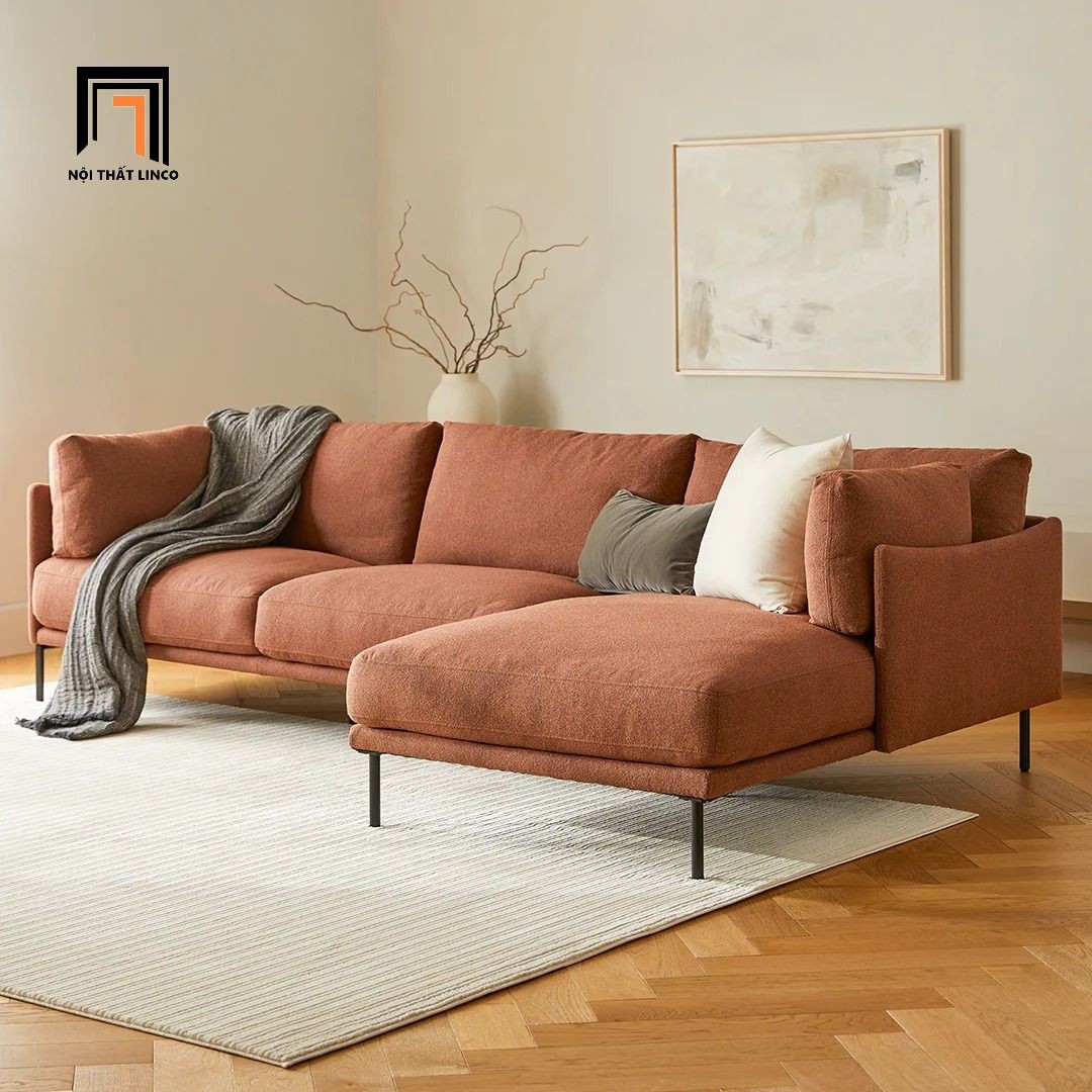 sofa góc vải nỉ