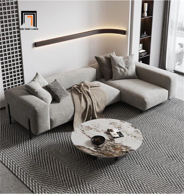 sofa góc vải nỉ