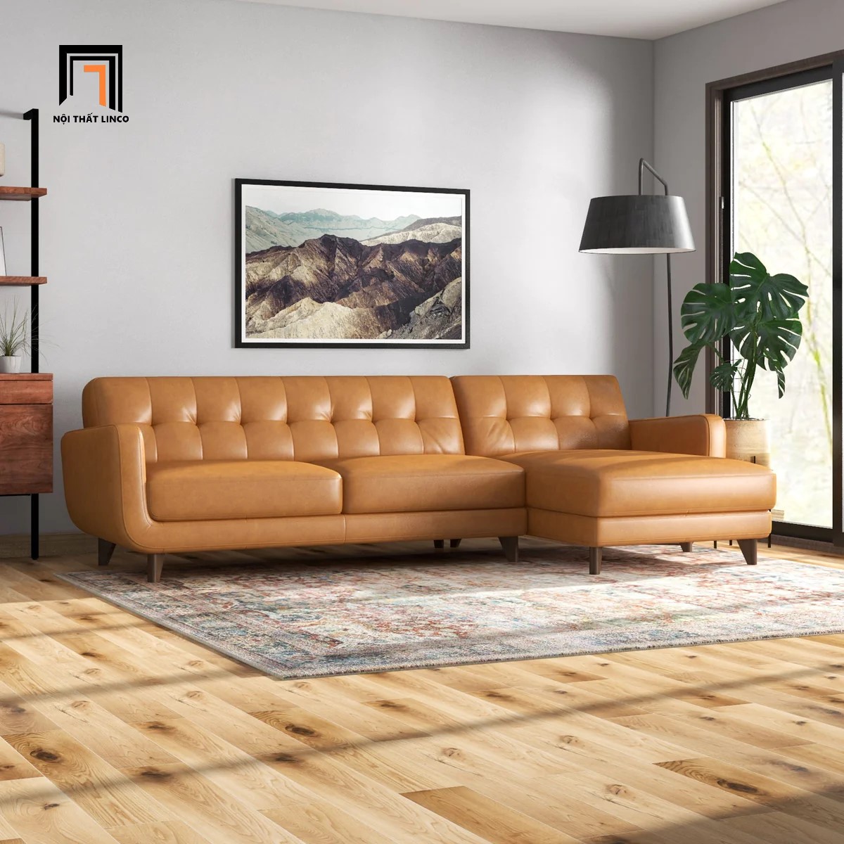 bộ ghế sofa da