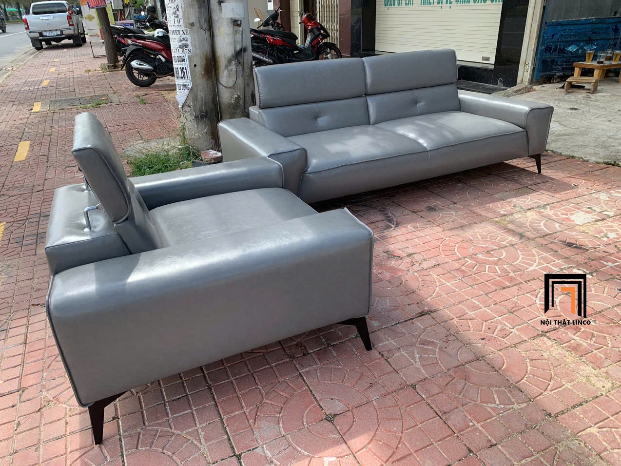 set ghế sofa da cao cấp