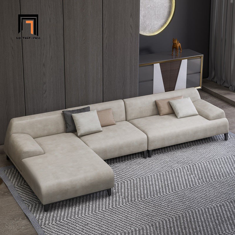 sofa góc da công nghiệp