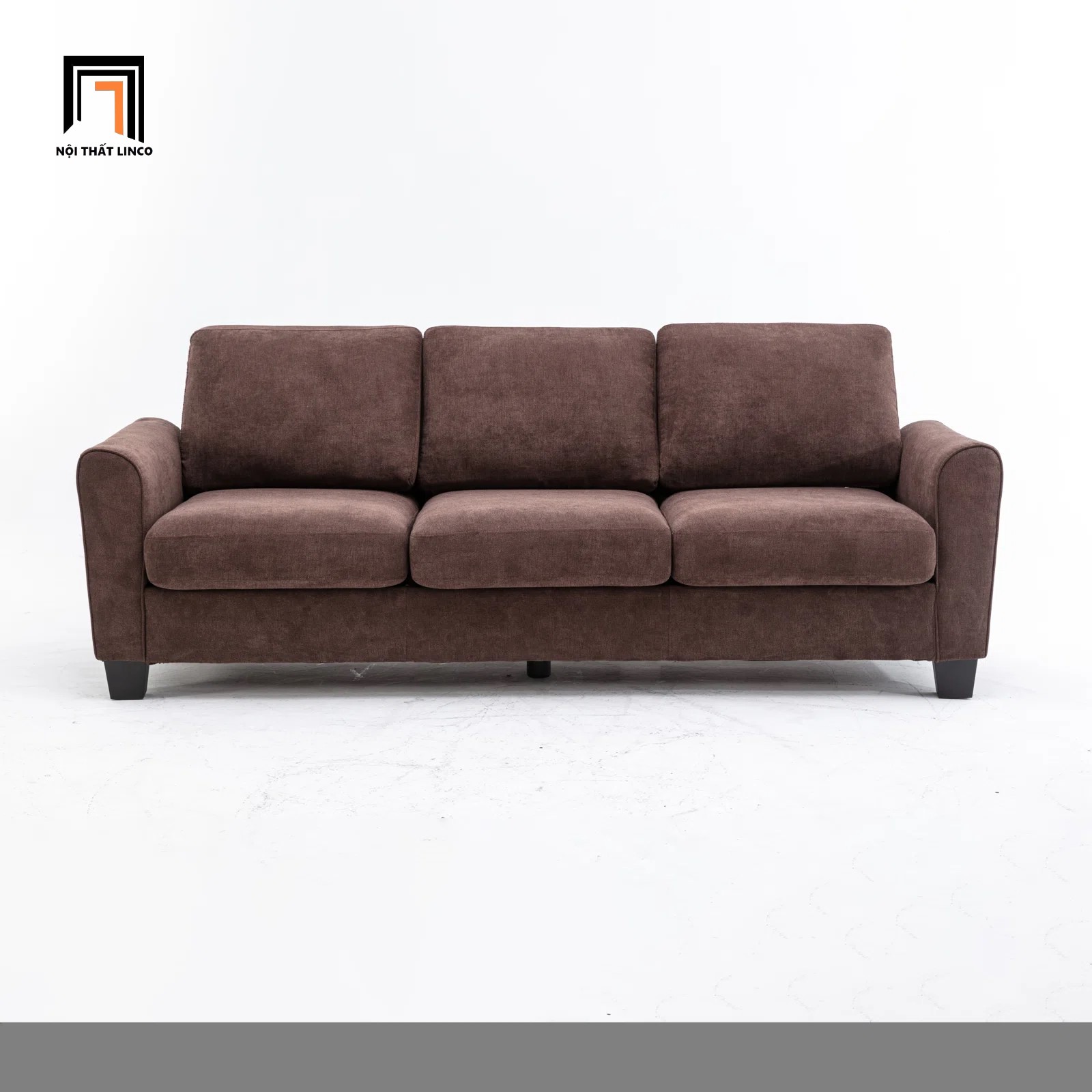 sofa băng nâu đậm
