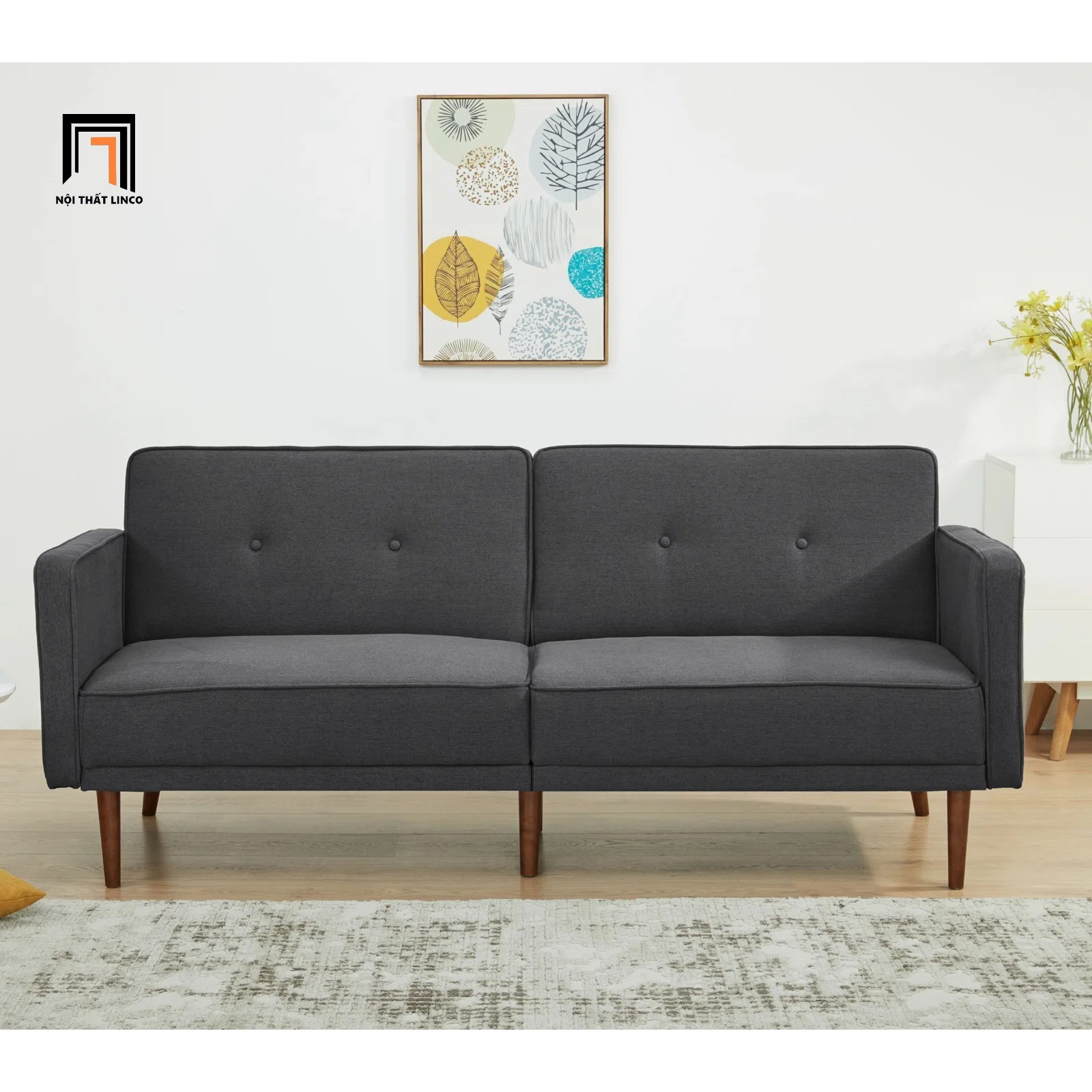 ghế sofa xám đậm