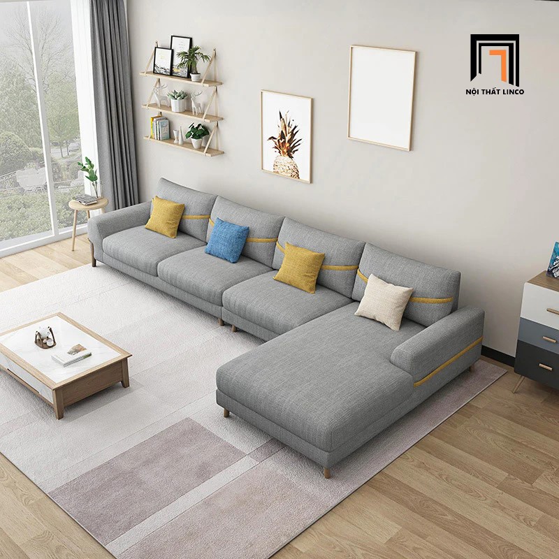 sofa góc bọc vải