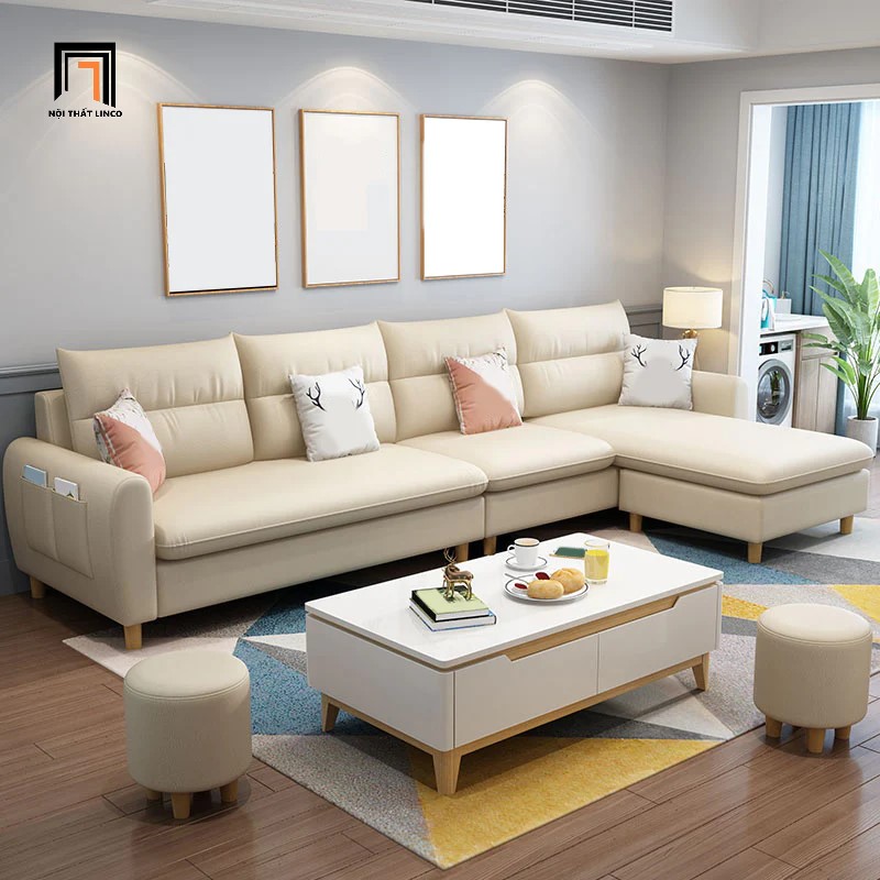 sofa màu trắng kem