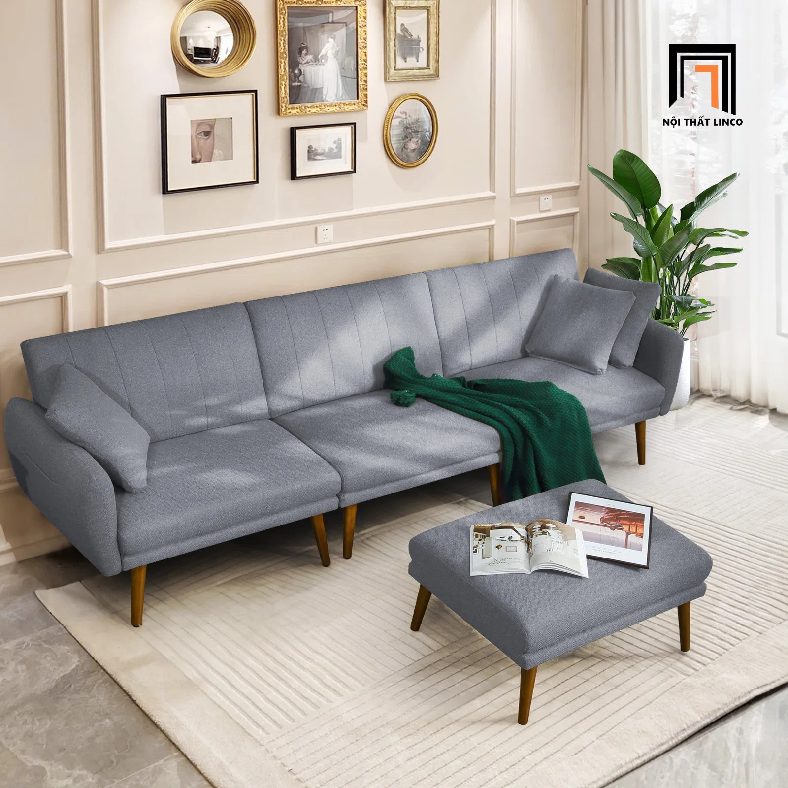 bộ ghế sofa bọc vải