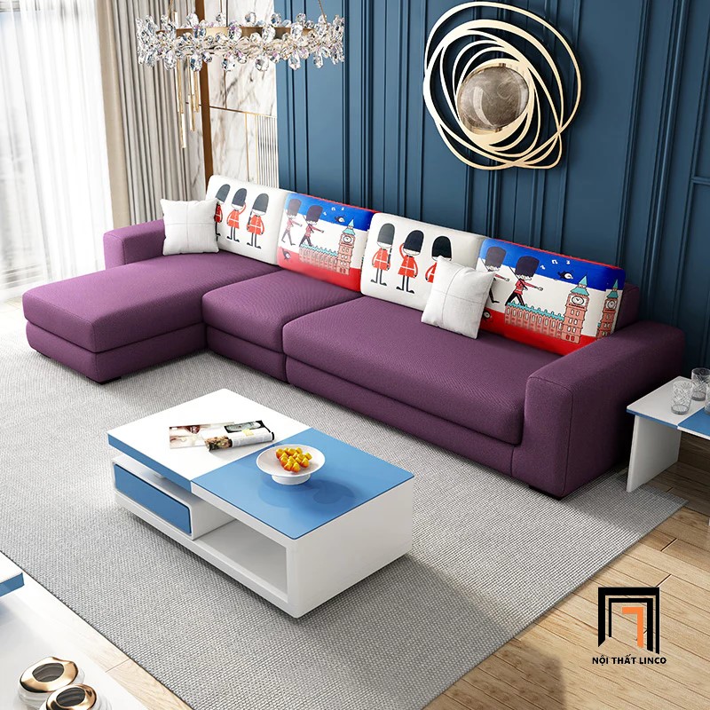 sofa màu tím