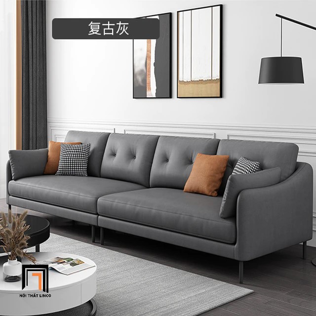 sofa băng xám đen