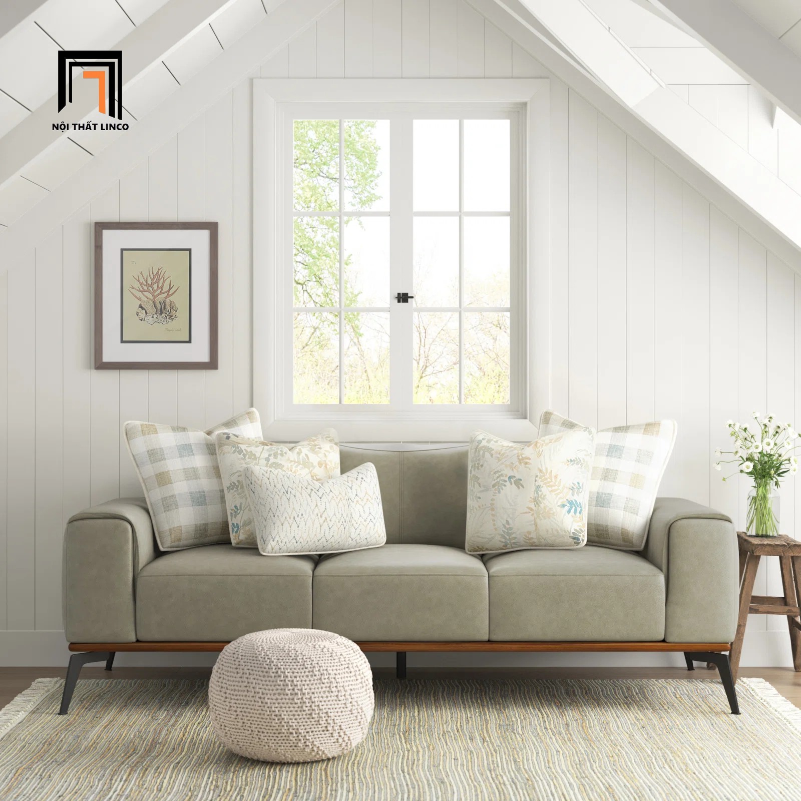 sofa băng 3 nệm ngồi