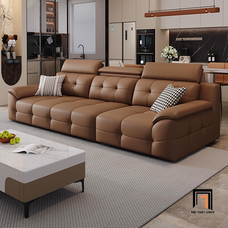 sofa băng da cao cấp