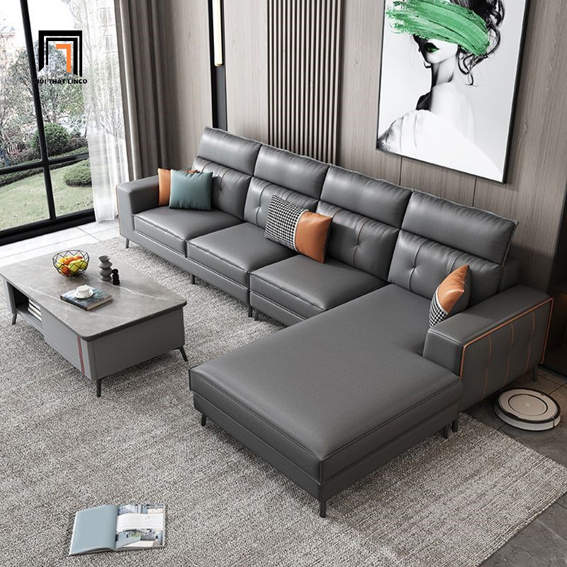 bộ ghế sofa da