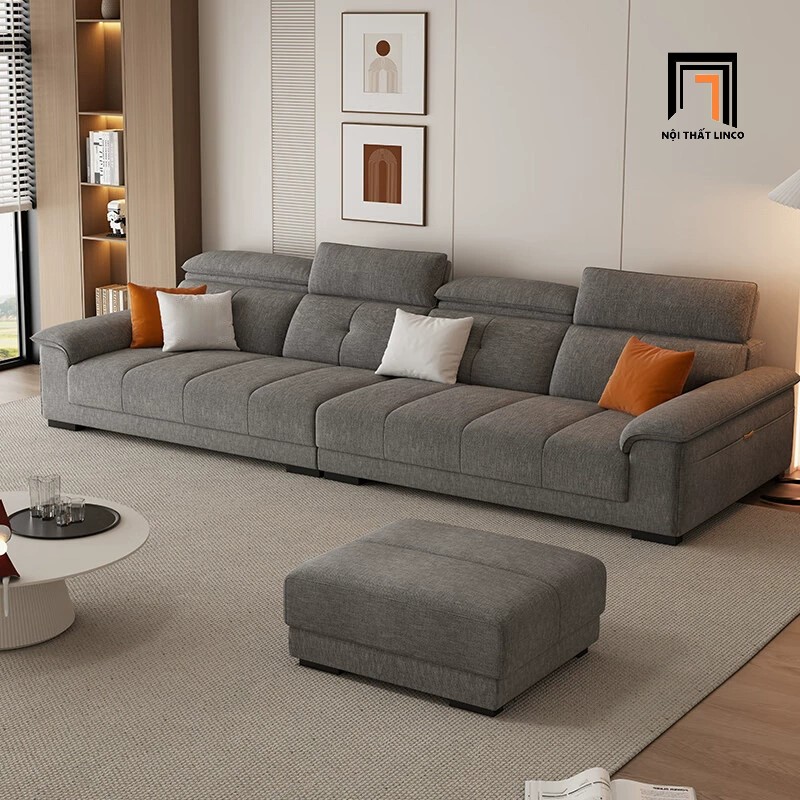 ghế sofa văng xám đậm