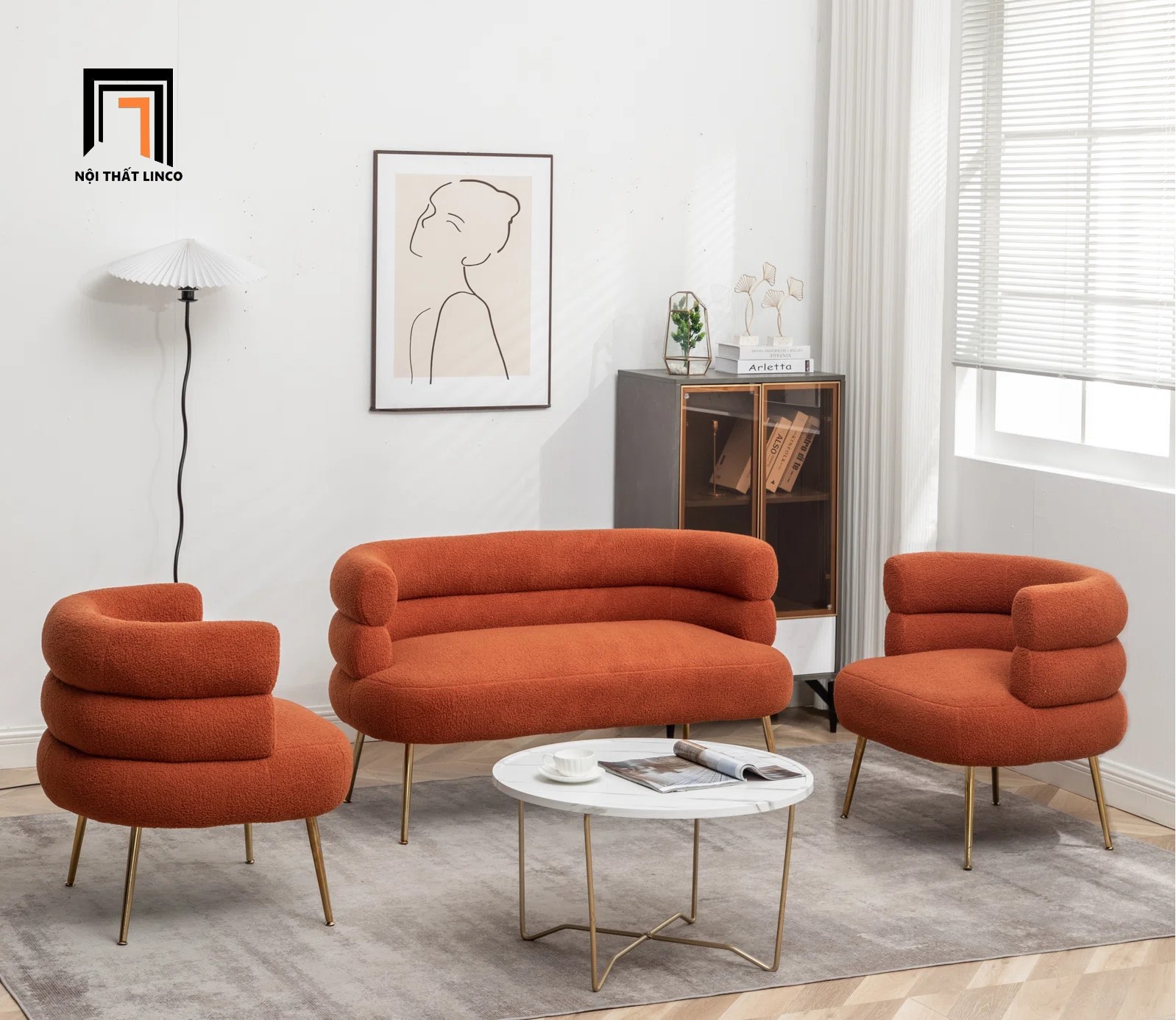 bộ ghế sofa cong