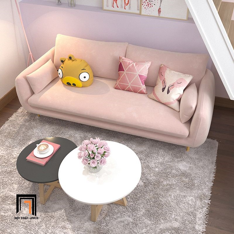 ghế sofa vải nhung
