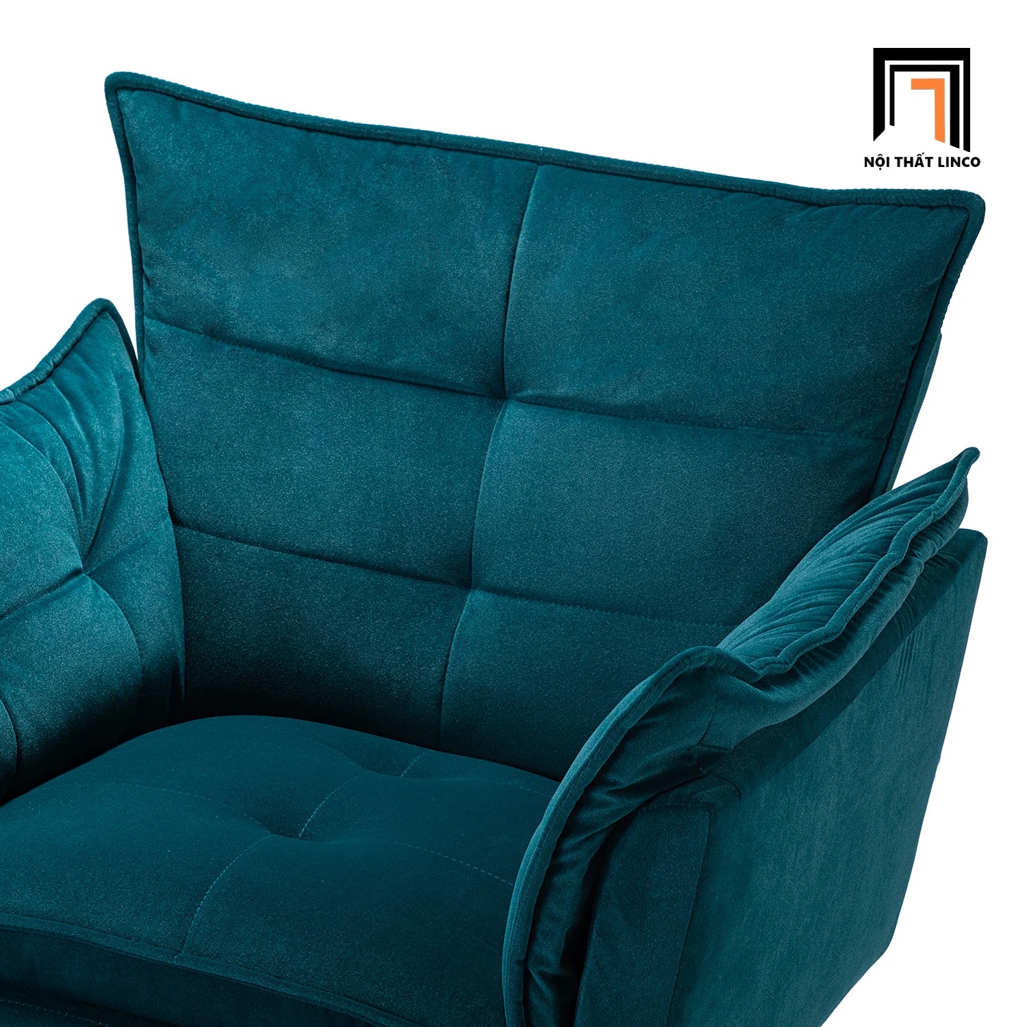 sofa đơn xanh lá