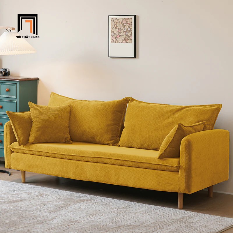 sofa băng vàng chanh