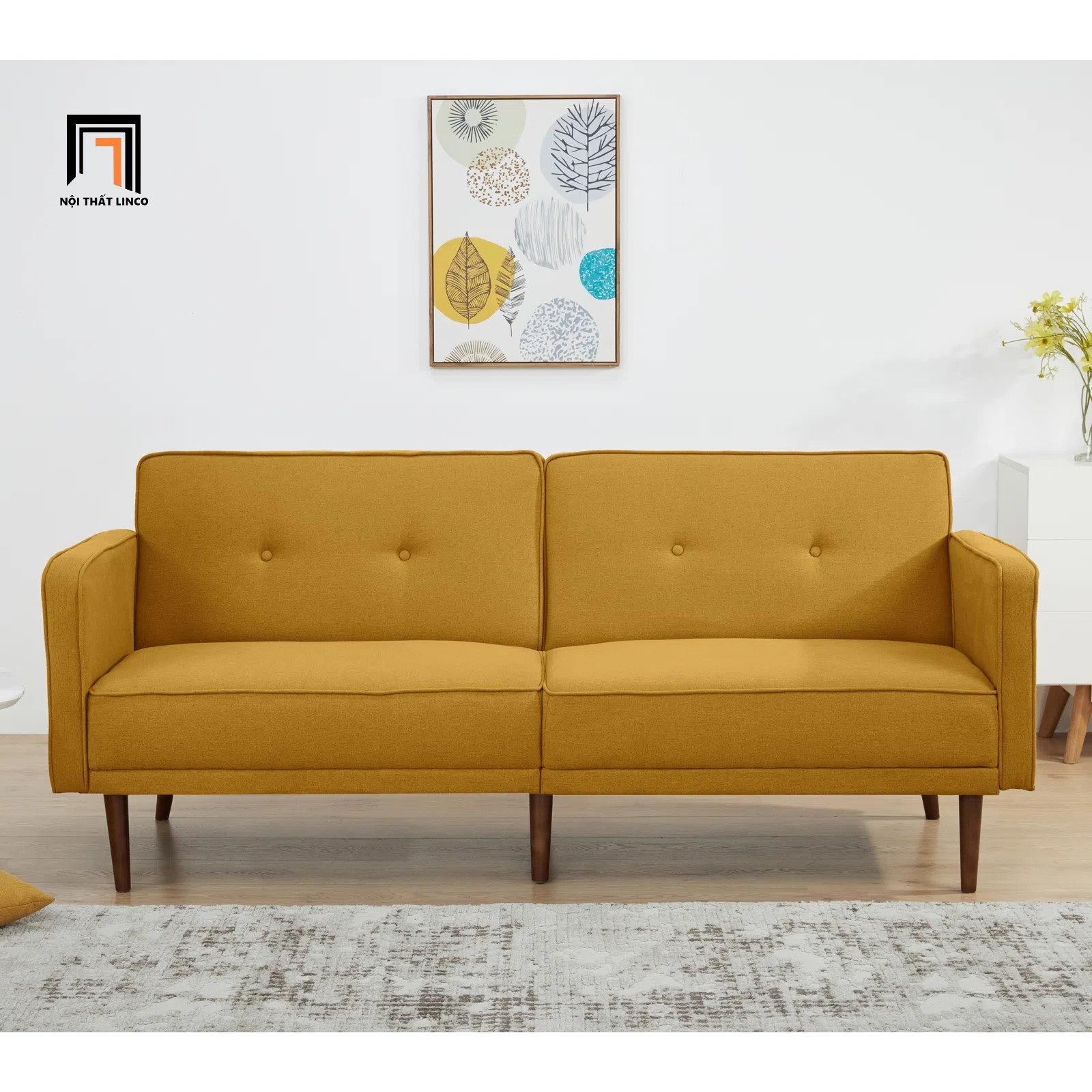 sofa màu vàng