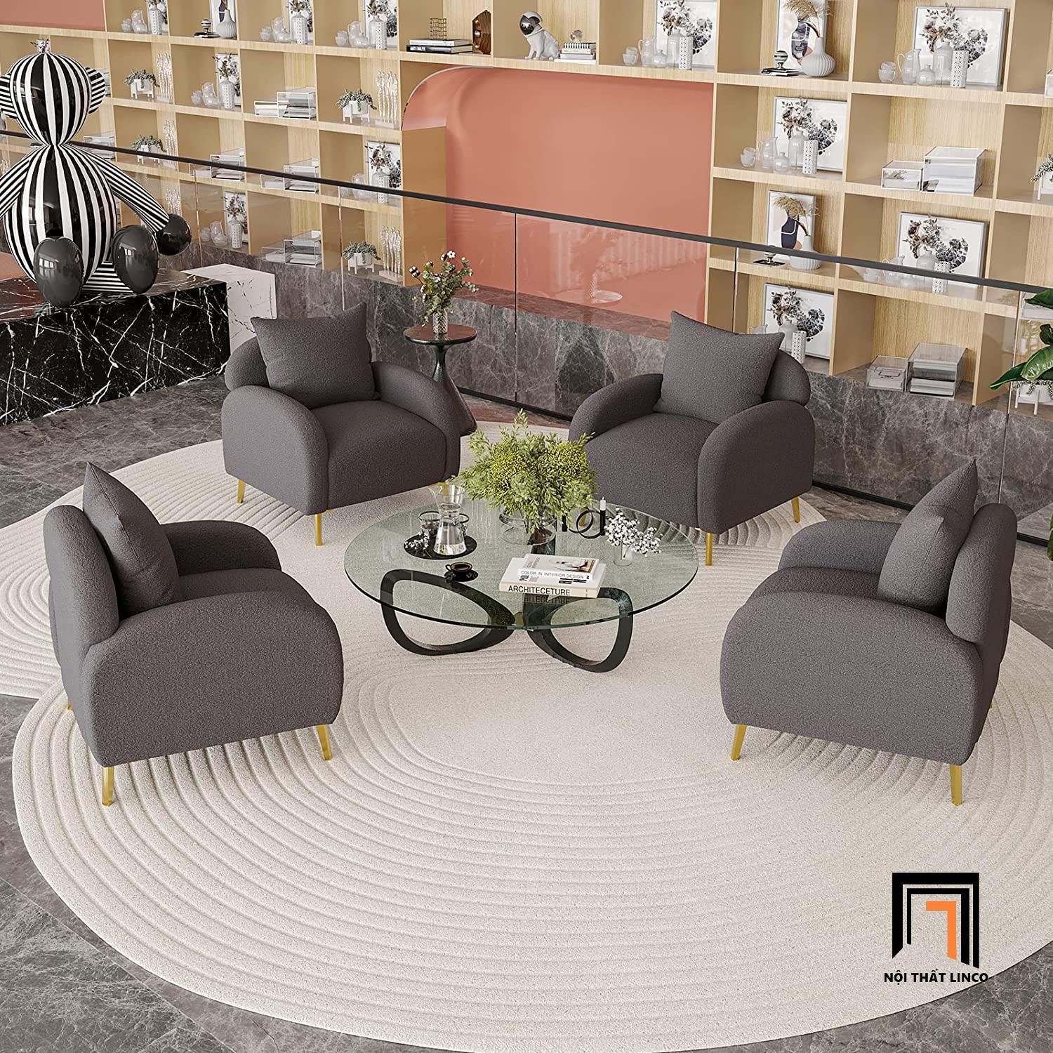 sofa đơn cho sảnh chờ
