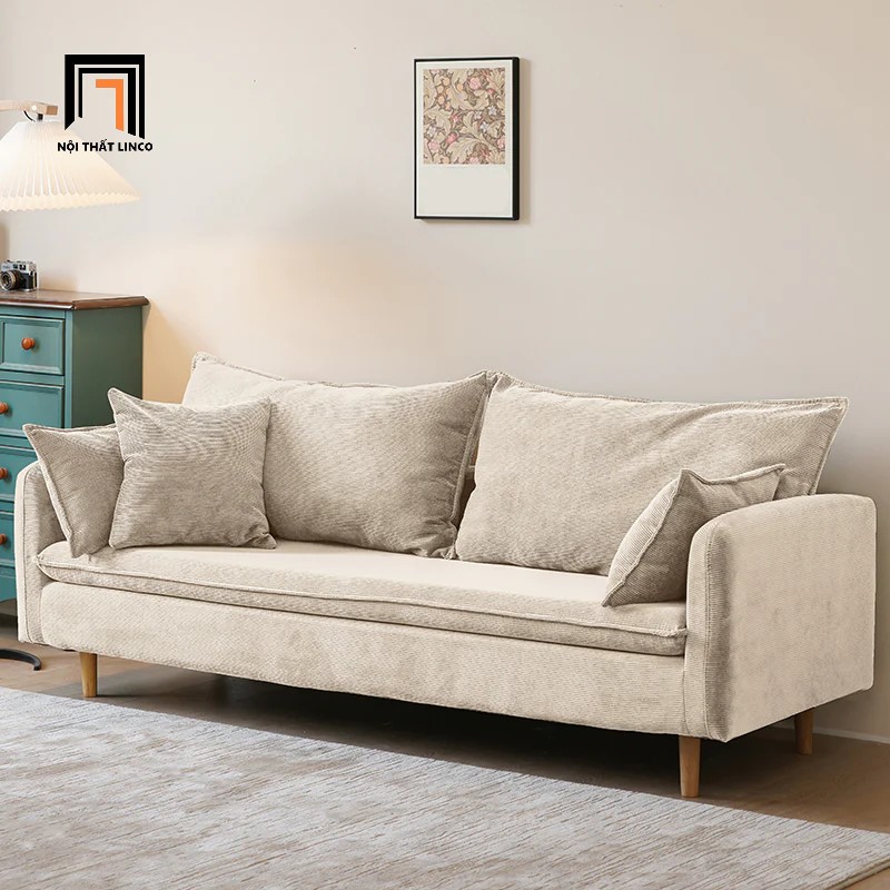 sofa băng trắng kem