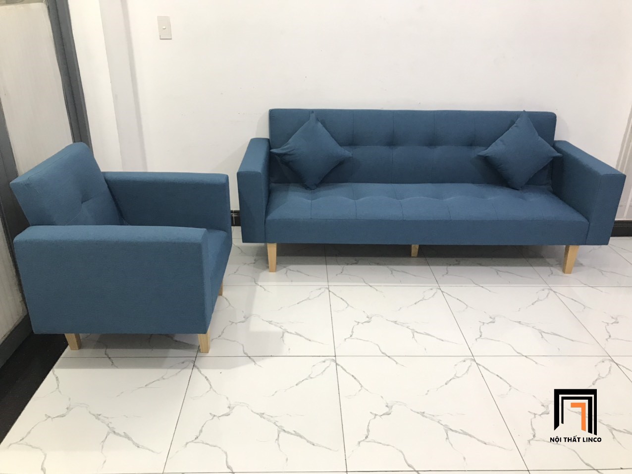 bộ ghế sofa vải bố