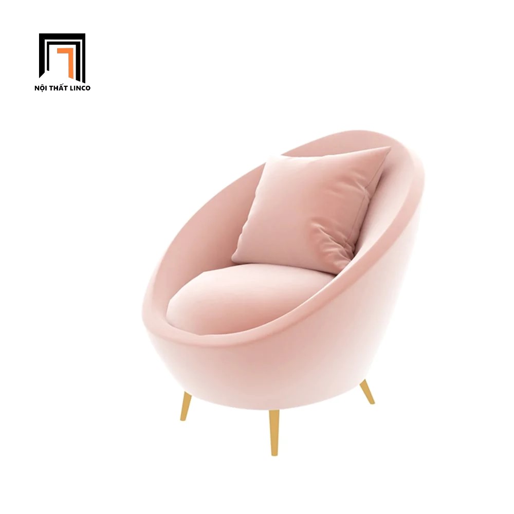 sofa đơn chân inox