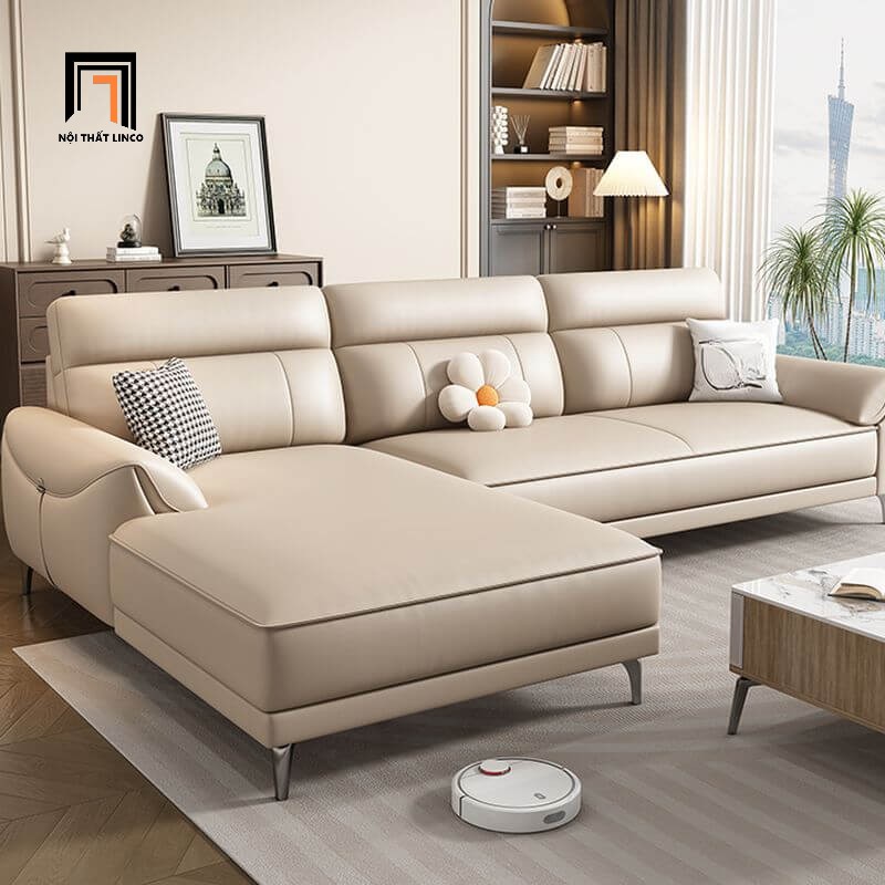 sofa góc da 2m4 x 1m6
