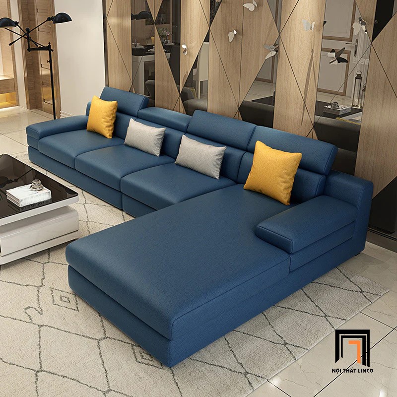 sofa góc da công nghiệp