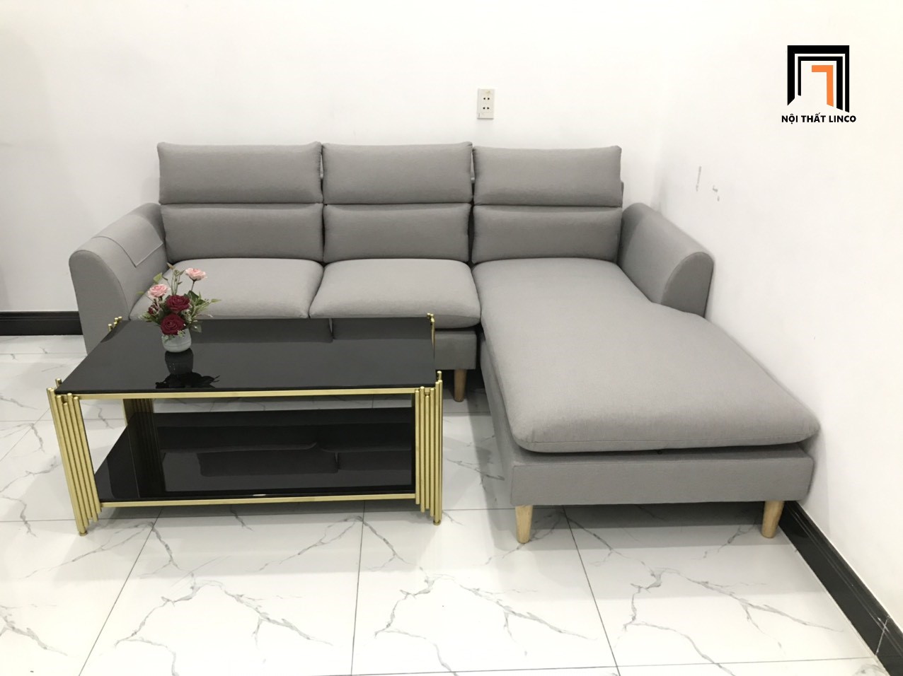 sofa góc chung cư