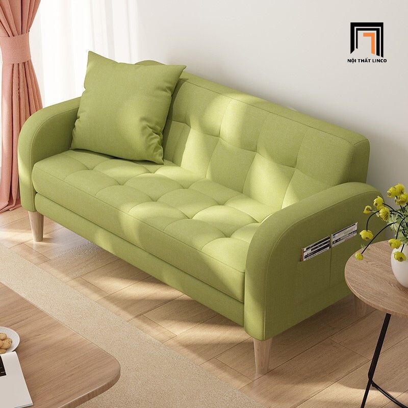 sofa băng xanh lá