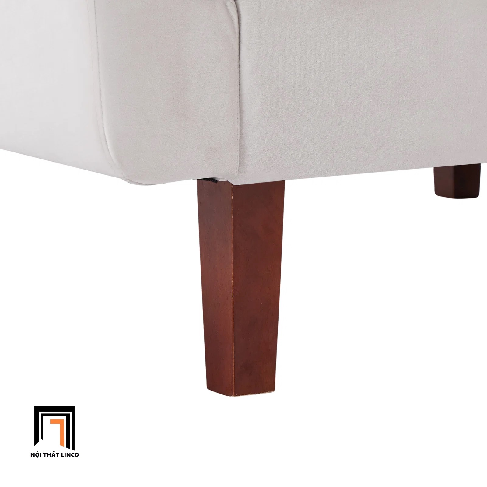 ghế sofa giường chân gỗ cao su