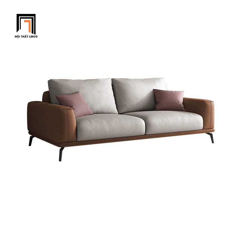 sofa băng da chung cư
